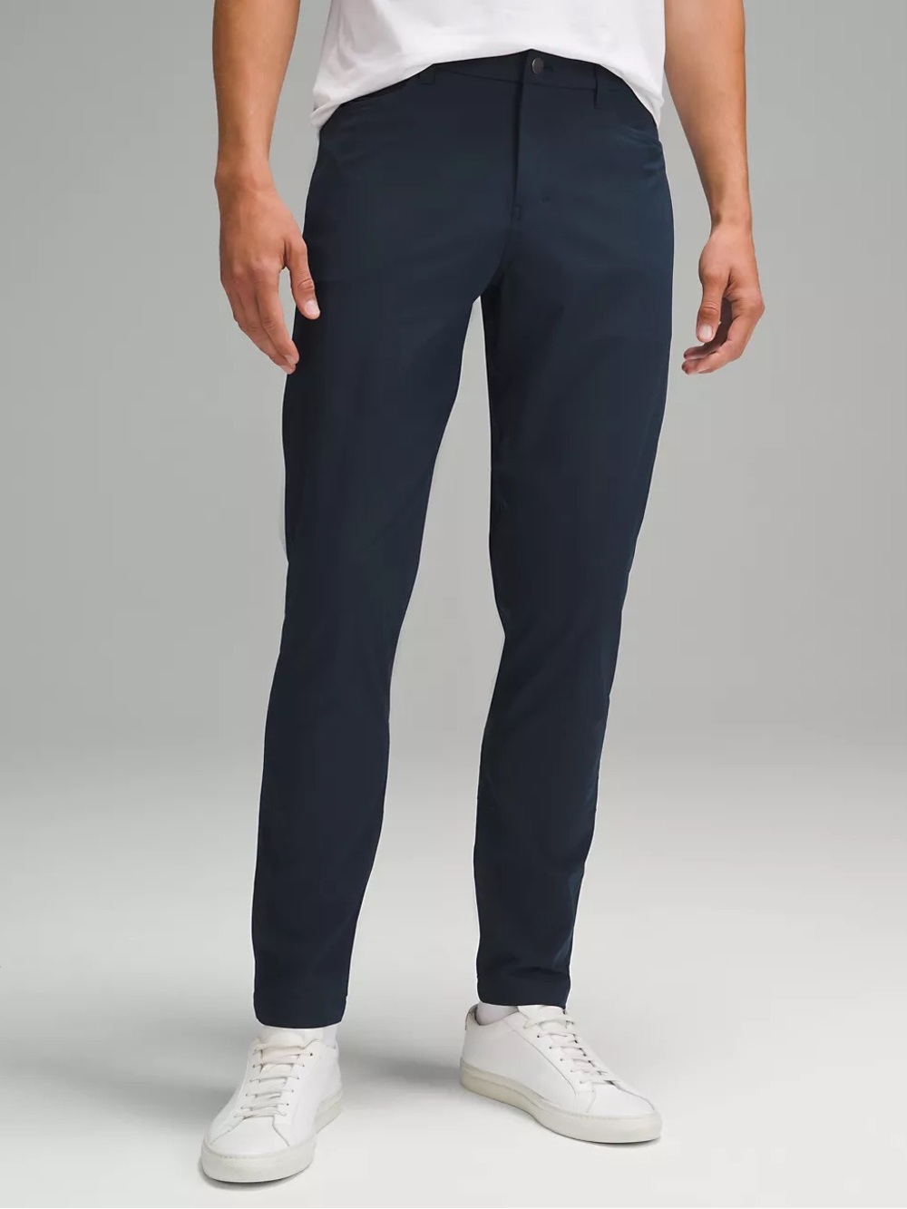 Men's Lululemon ABC 5 pocket Pants Navy Warpstreme